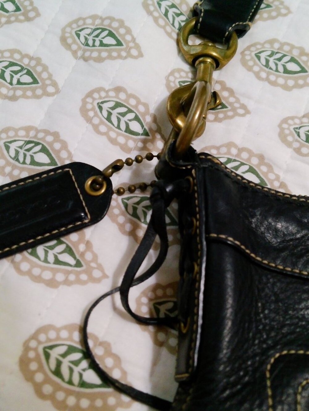 COACH BLACK SHOULDER BAG AND WALLET GOOD CONDITION - Picture 13 of 13